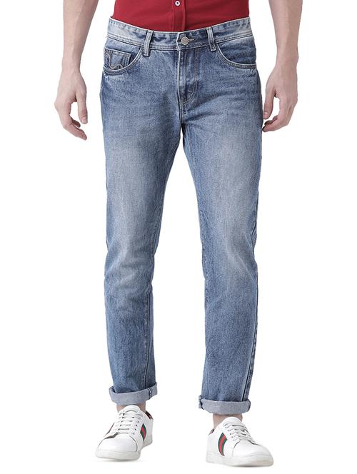 light blue light washed denim jeans - 16383821 - Very Small Image - 1