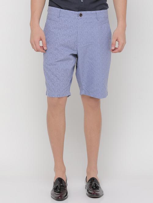 blue printed bermuda shorts - 16387309 - Very Small Image - 1