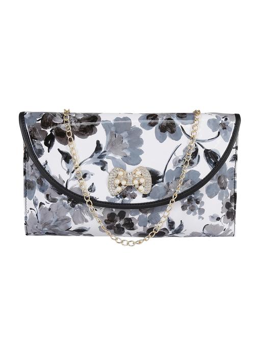 white satin regular clutch - 16402862 - Very Small Image - 1