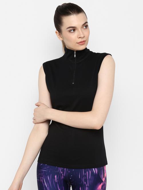 women's plain high neck t-shirt - 16443253 - Very Small Image - 1