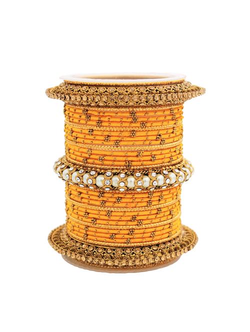 yellow metal bangle - 16472830 - Very Small Image - 1