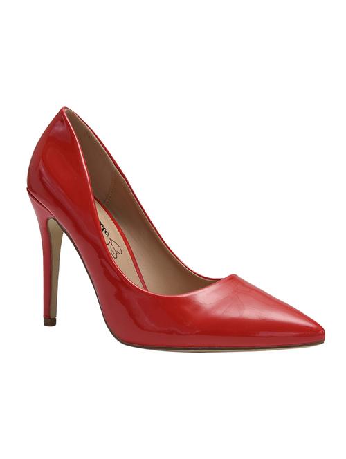 dainty sole red patent leather slip on pumps - 16479345 - Very Small Image - 1