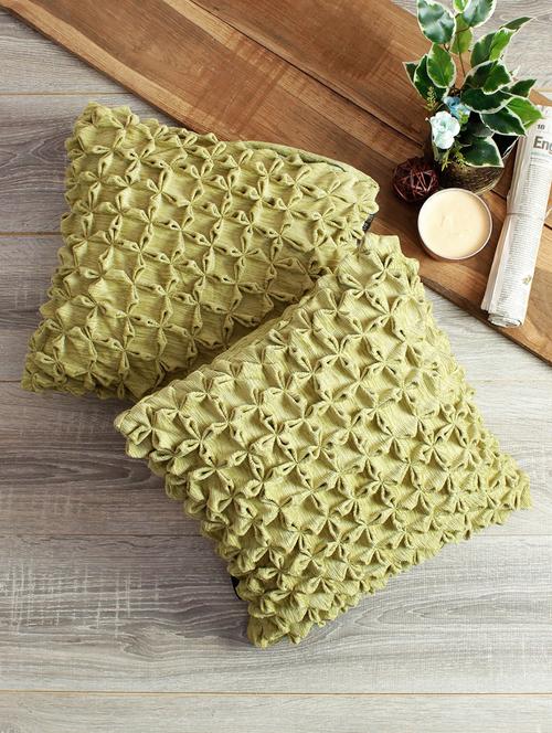 polyester fabric geometric cushion cover set of 2 - 16497113 - Very Small Image - 1