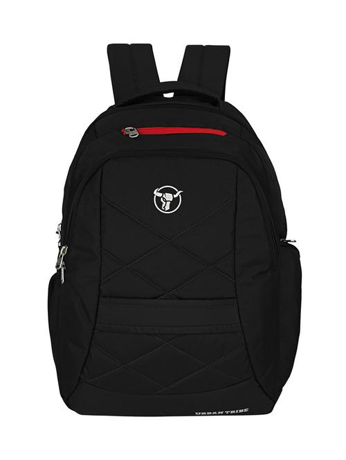 black polyester laptop backpack - 16543450 - Very Small Image - 1
