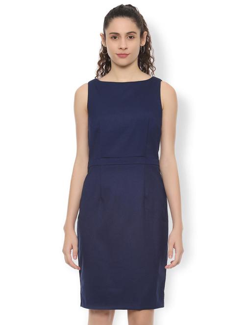 boat neck sheath dress - 16564846 - Very Small Image - 1