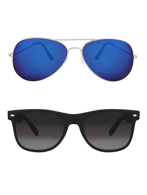 royalmede set of 2 aviator & wayfarer sunglasses - 16578150 - Very Small Image - 1