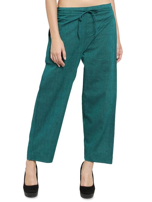 solid flat front tailored pants - 16702668 - Very Small Image - 1