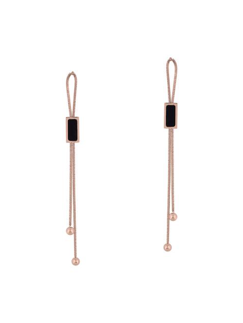 black metal drop earring - 16708526 - Very Small Image - 1