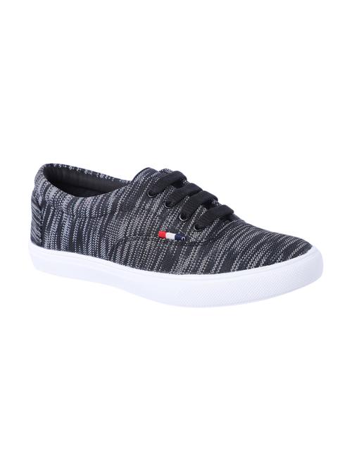 black fabric lace up sneakers - 16708671 - Very Small Image - 1