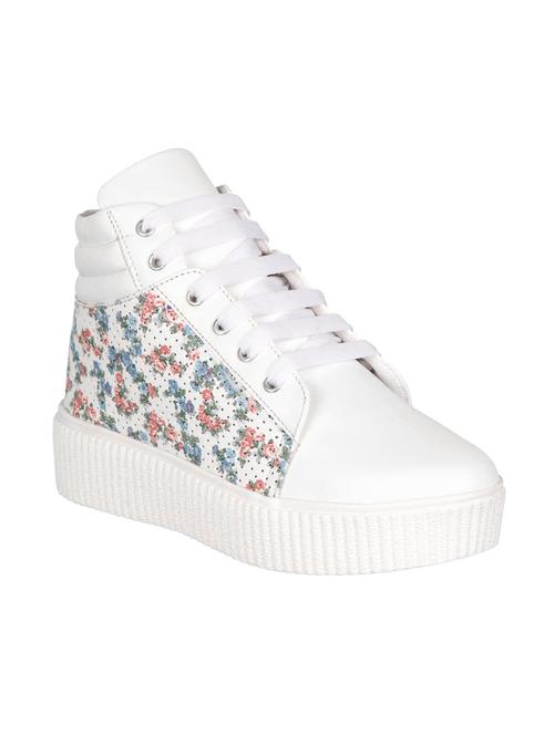 white lace-up sneakers - 16710476 - Very Small Image - 1