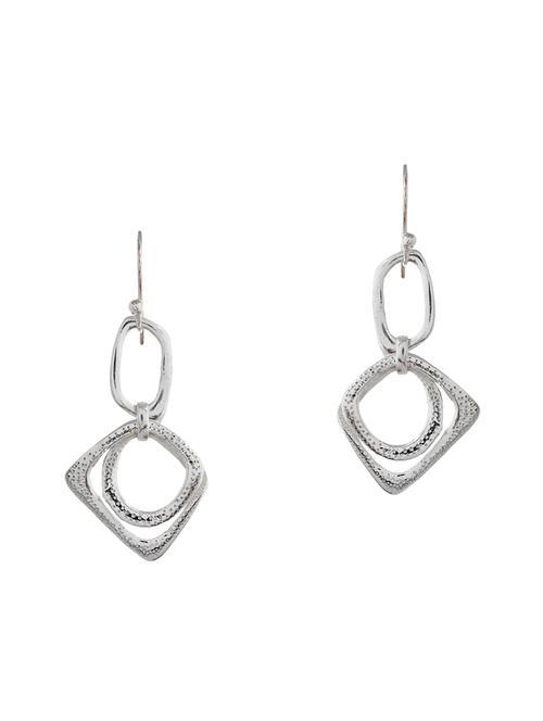silver drop earring - 16712252 - Very Small Image - 1