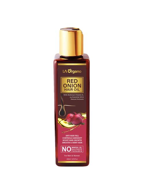 red onion hair oil with redensyl, vitamin e, 24 essential oil & natural extracts- for men & women - 16730821 - Very Small Image - 1