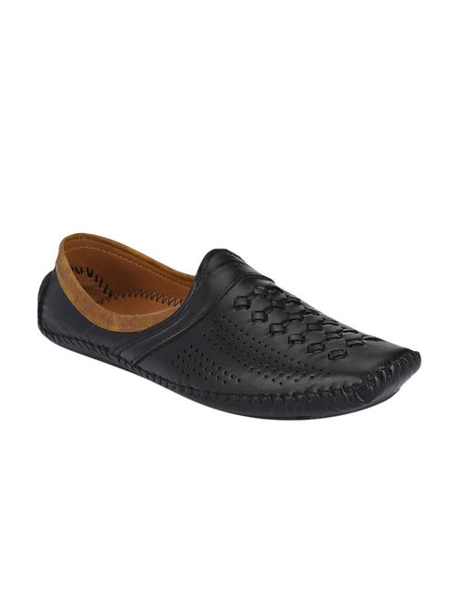 black leatherette slipons - 16738562 - Very Small Image - 1