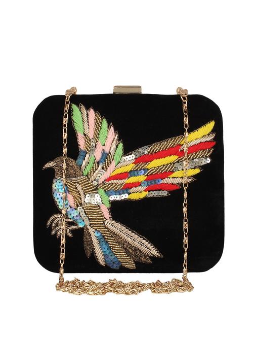 black velvet box clutch - 16764056 - Very Small Image - 1