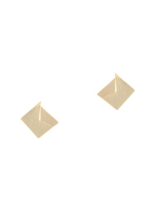 gold metal studs earring - 16768119 - Very Small Image - 1