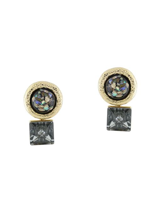 black metal drop earring - 16768167 - Very Small Image - 1