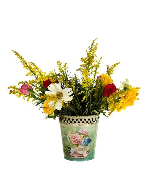 metal flower pot-big size plant container - 16774702 - Very Small Image - 1