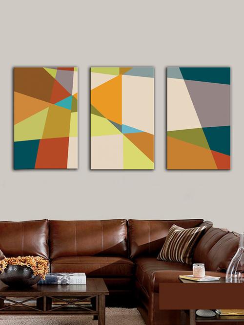 framed canvas painting ( set of 3) - 16780447 - Very Small Image - 1