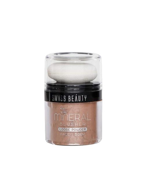 swiss beauty mineral blusher loose powder (04 desert rose sb-03) - 16810087 - Very Small Image - 1