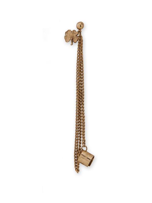 cuff chain and flower drop earrings - 16834 - Very Small Image - 1