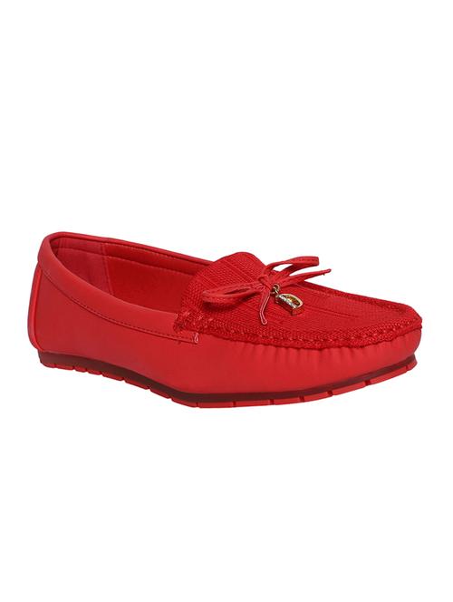 red slip on loafers - 16841978 - Very Small Image - 1