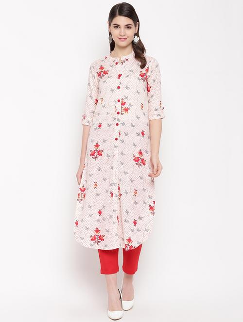 floral kurta pant set - 16852319 - Very Small Image - 1