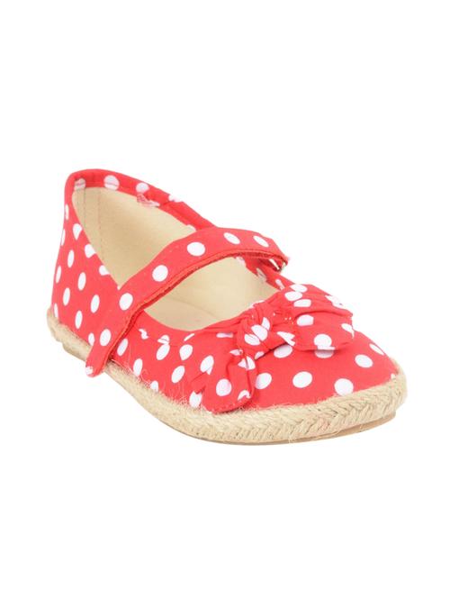 girl's red polka dots slip on sandal - 16854887 - Very Small Image - 1