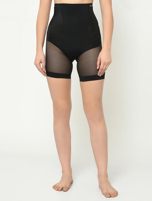 black poly spandex shaper thighs shapewear - 16873697 - Very Small Image - 1