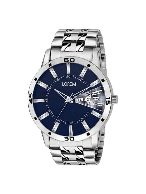 lorem analog blue color dial watch for men-lk-102 - 16908825 - Very Small Image - 1