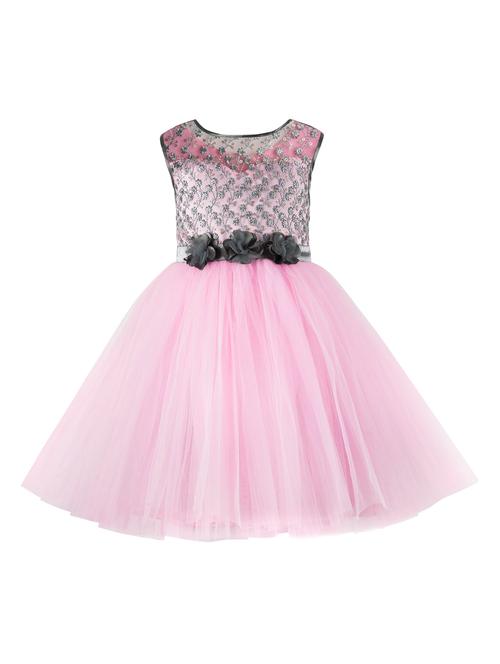 pink net frock - 16917077 - Very Small Image - 1