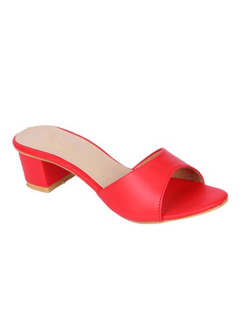 red slip on sandals - 16951680 - Very Small Image - 1