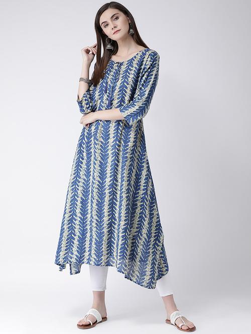 printed a-line kurta - 16955467 - Very Small Image - 1