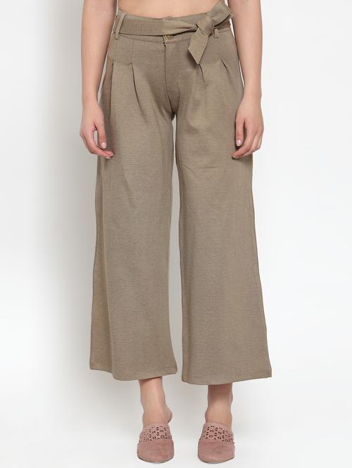 tie up waist pleated trouser - 16957379 - Very Small Image - 1