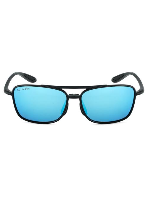 royal son hd polarized tr90 unbreakable men sunglasses - blue mirrored - 16960343 - Very Small Image - 1
