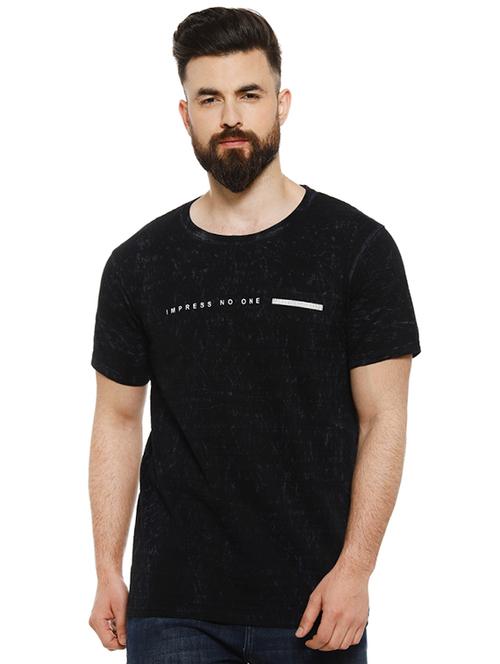 black all over print t-shirt - 16972035 - Very Small Image - 1