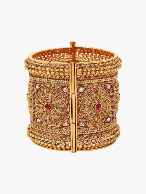 gold plated bangles - 17029750 - Very Small Image - 1