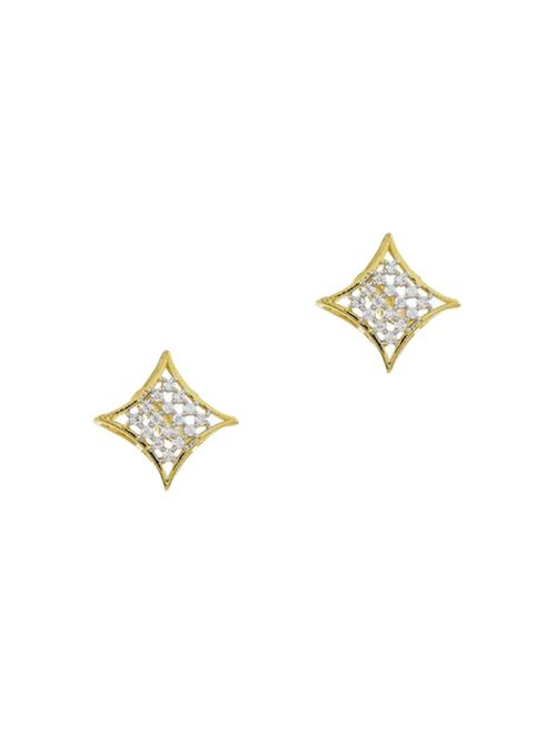 gold metal studs earring - 17041525 - Very Small Image - 1