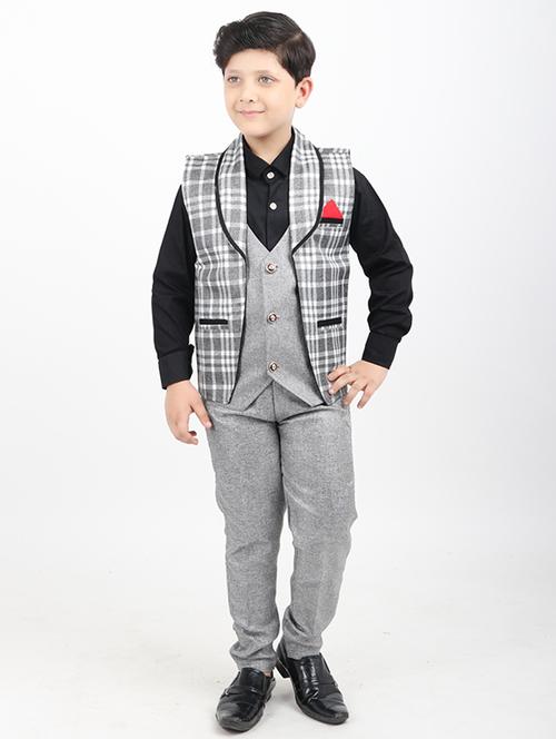 grey cotton full length sets - 17393995 - Very Small Image - 1