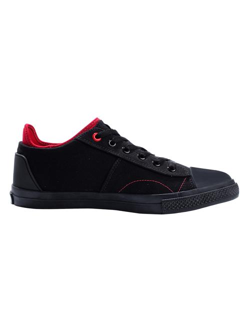 black canvas lace up sneakers - 17399064 - Very Small Image - 1