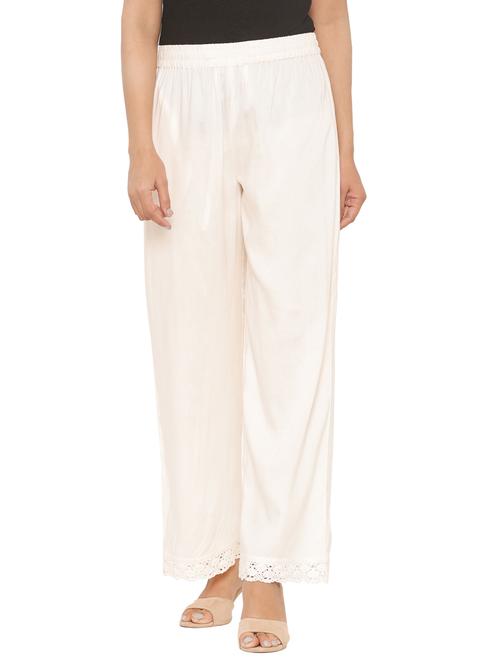 mid rise solid palazzo - 17422818 - Very Small Image - 1