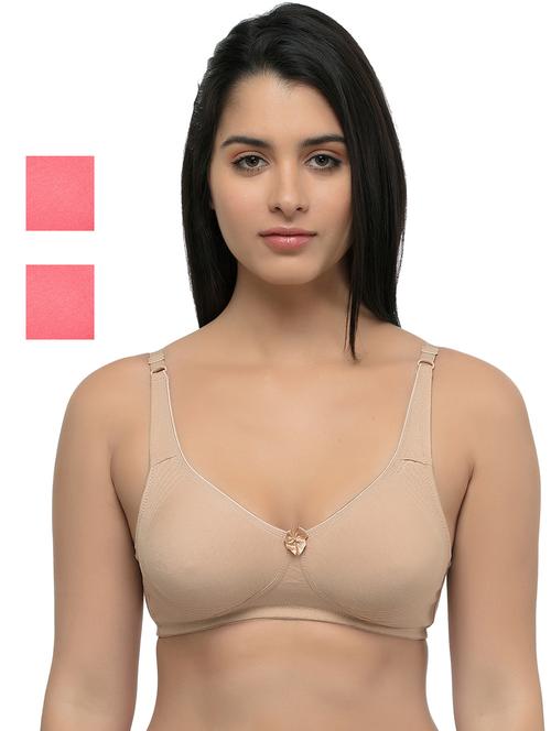 set of 3 bow patch bra - 17425956 - Very Small Image - 1