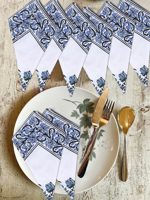 cotton multipurpose kitchen napkin (pack of 8) - 17458724 - Very Small Image - 1