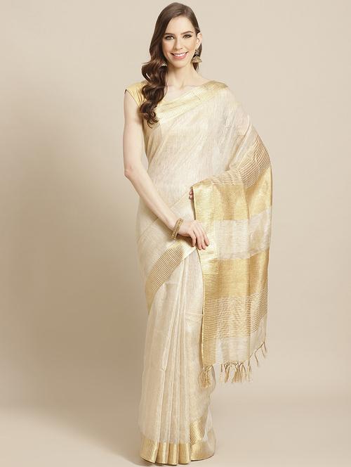 self design bhagalpuri saree with blouse - 17528323 - Very Small Image - 1