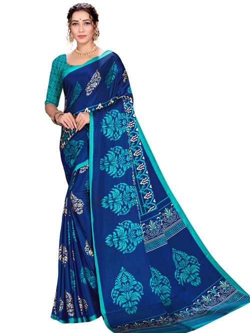 floral printed saree - 17574161 - Very Small Image - 1