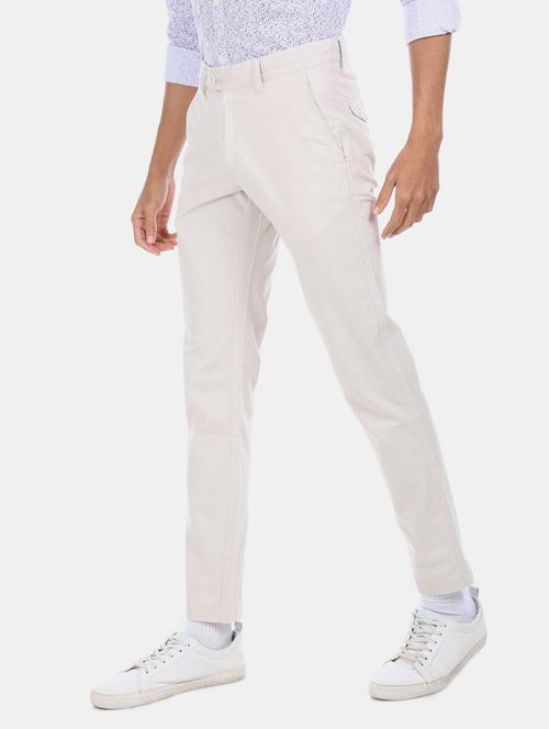 white solid chinos - 17574855 - Very Small Image - 1