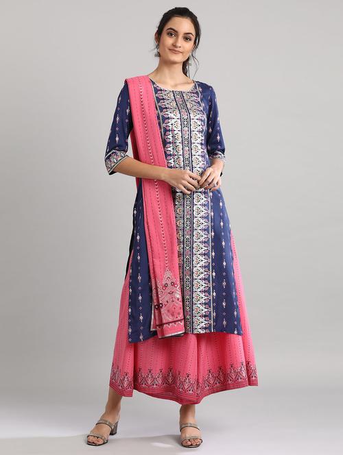 women's straight kurta - 17613253 - Very Small Image - 1