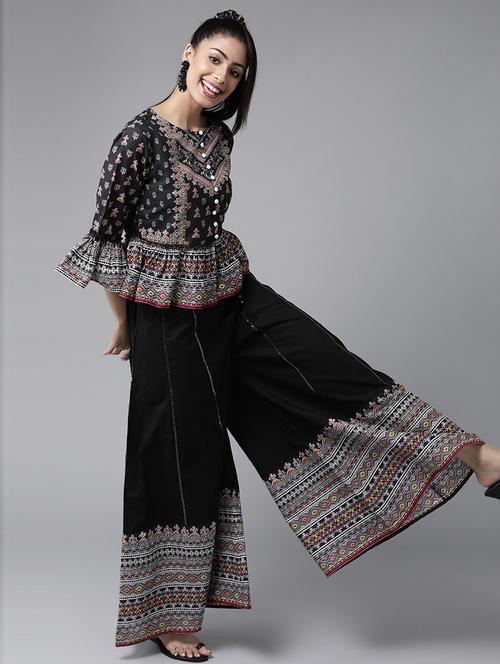 black cotton fusion set - 17633680 - Very Small Image - 1
