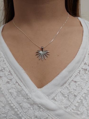 92.5 silver pendant chain set - 17657627 - Very Small Image - 1