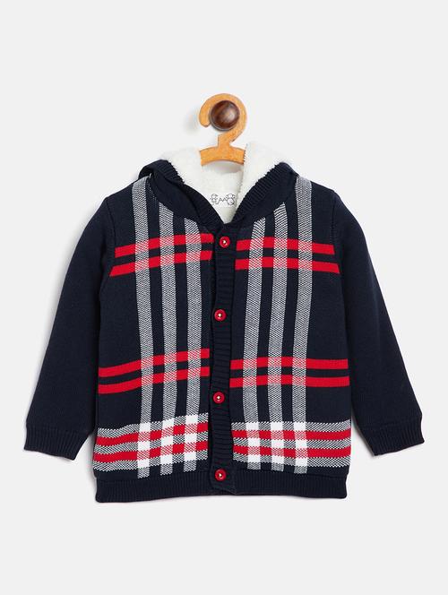 navy blue wool sweater - 17752121 - Very Small Image - 1