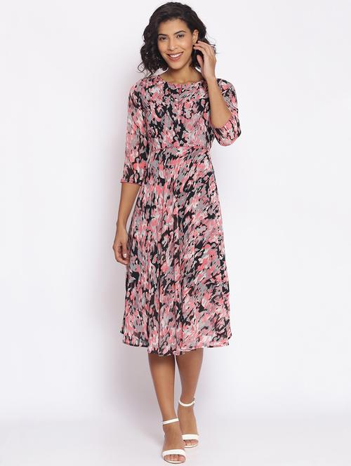women's self design dress - 17773358 - Very Small Image - 1